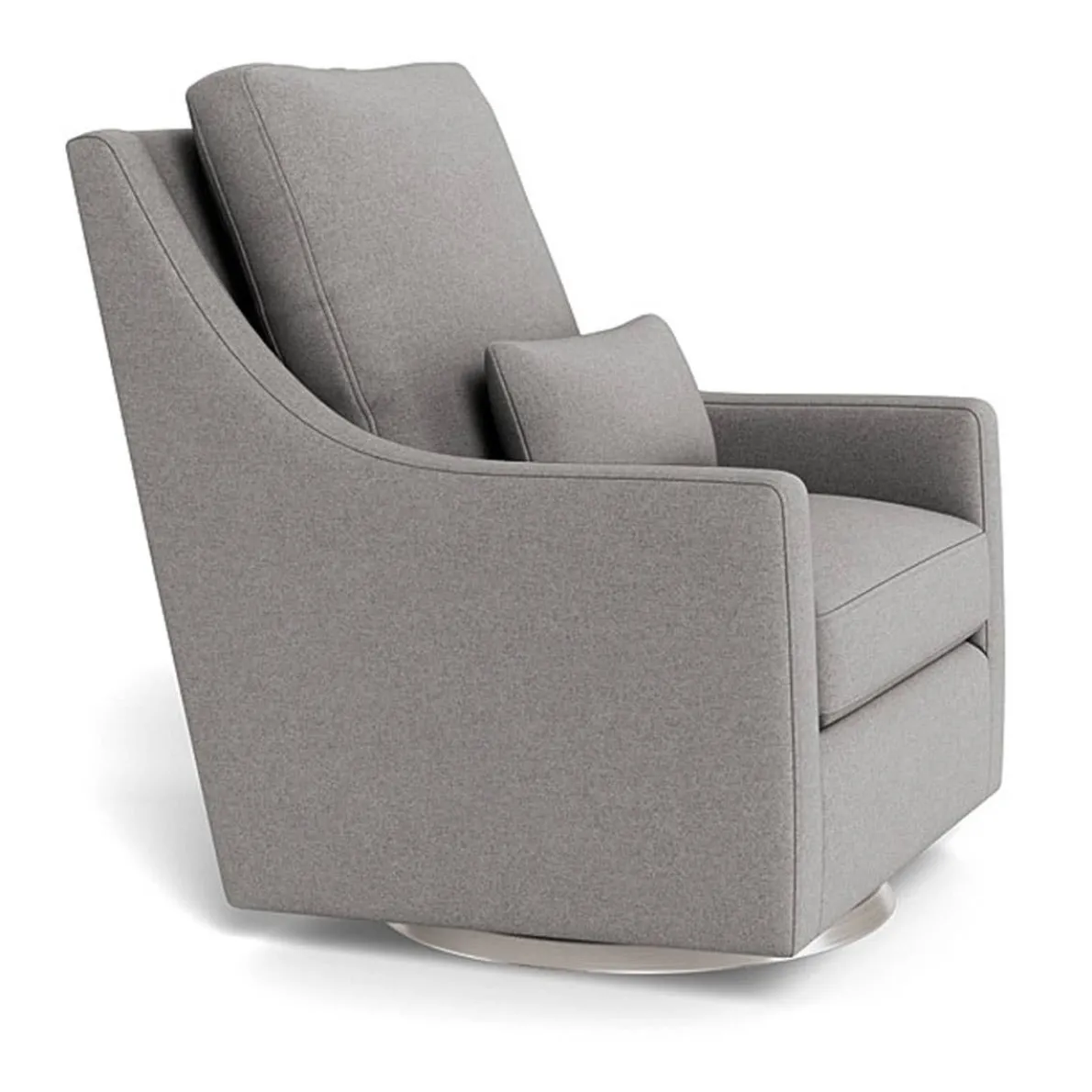 Vera Glider - Wool Fabric with Swivel Base