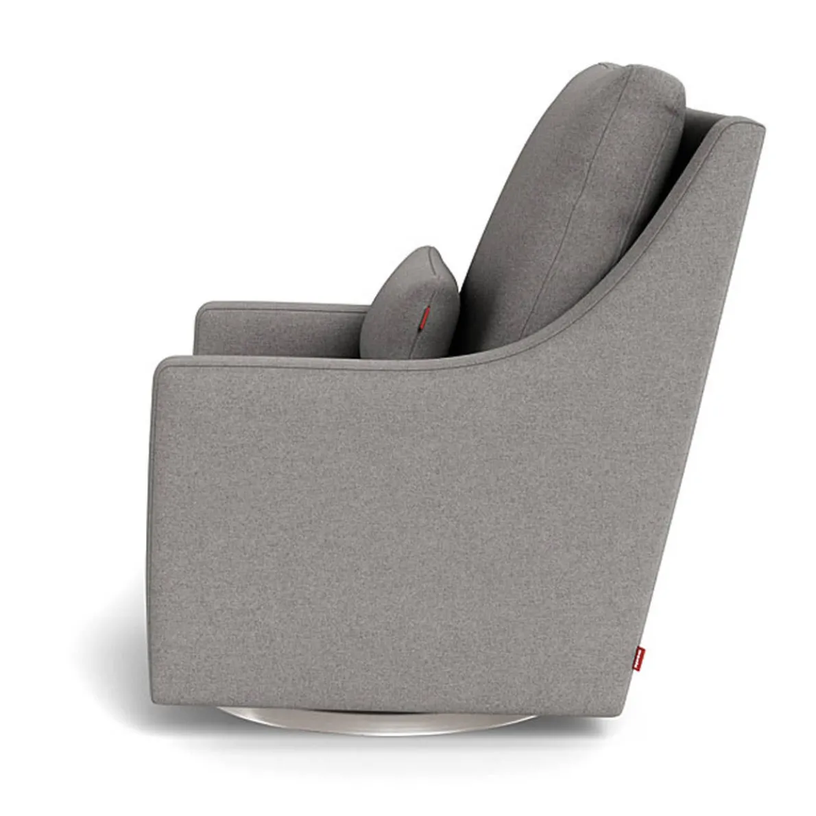 Vera Glider - Wool Fabric with Swivel Base