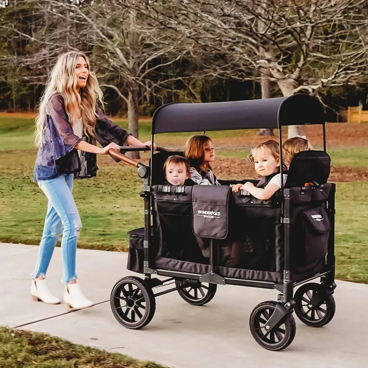 W4 Luxe Quad Stroller Wagon