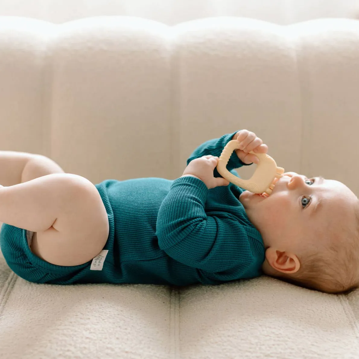 Waffle Long Sleeve Bodysuit