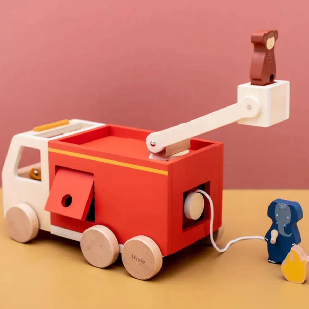 Wooden Fire Truck