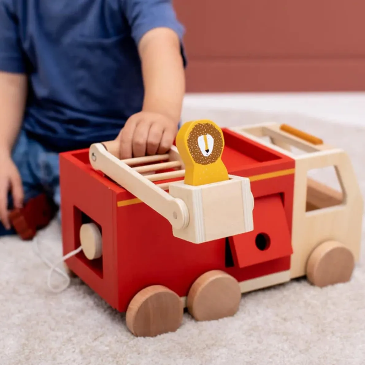 Wooden Fire Truck