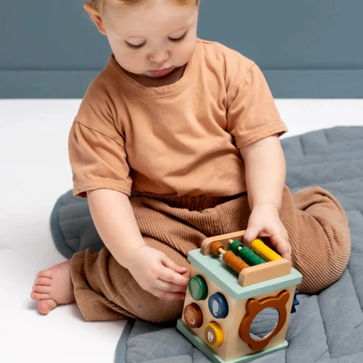 Wooden Small Activity Cube