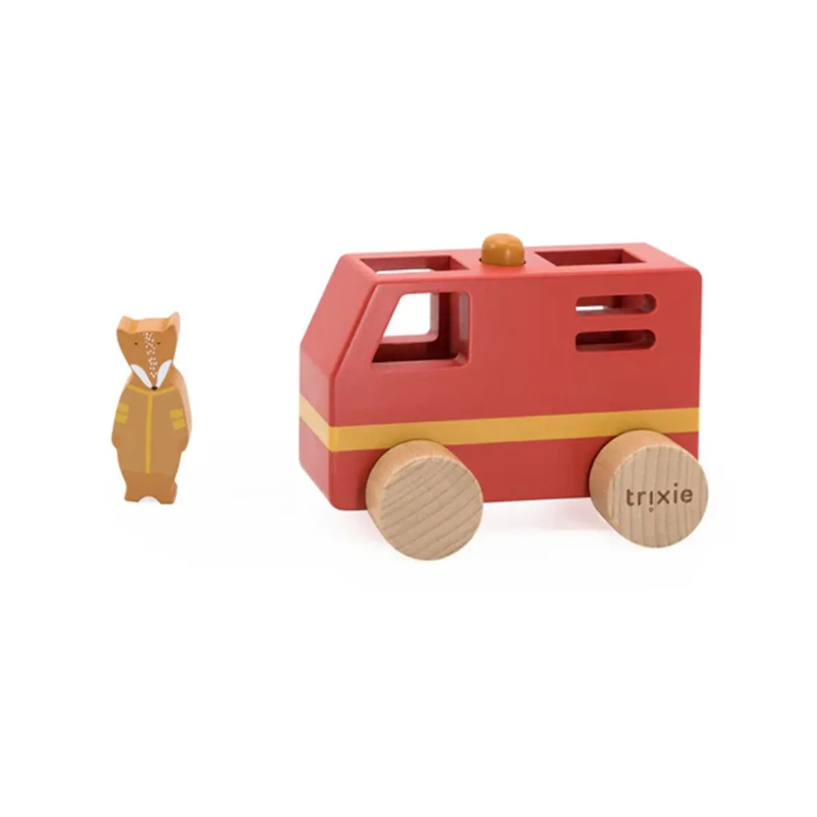 Wooden Small Fire Truck