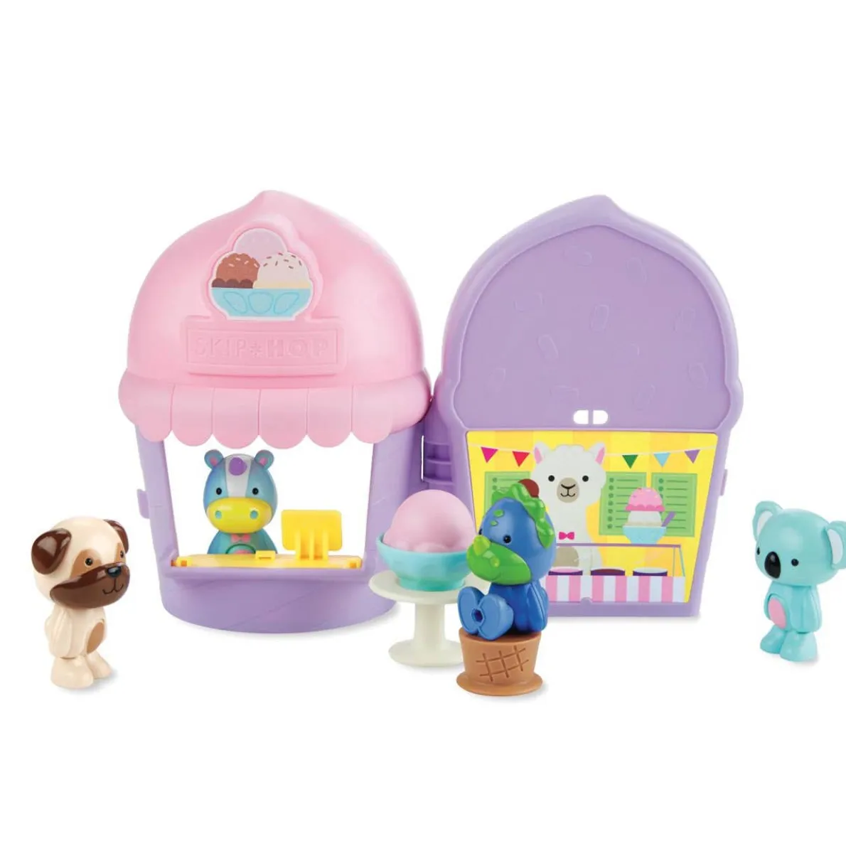 Zoo Unicorn Ice Cream Shoppe Playset